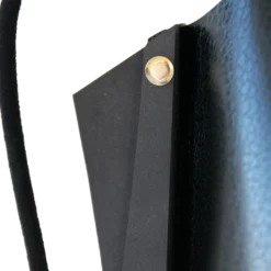 Lampe à poser Silence cuir noir