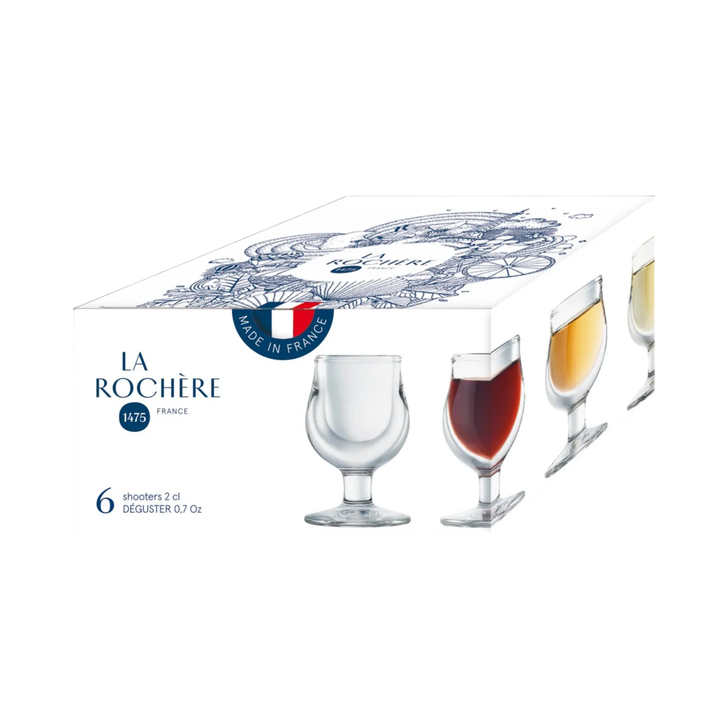 LA ROCHERE Lot de 6 verres Déguster