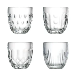 LA ROCHERE Set de 4 gobelets assortis Troquet