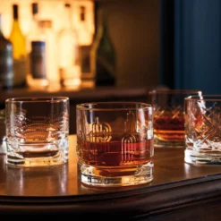 LA ROCHERE Set de 4 gobelets whisky Dandy