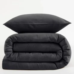 LASA HOME Housse de couette coton flanelle Livia