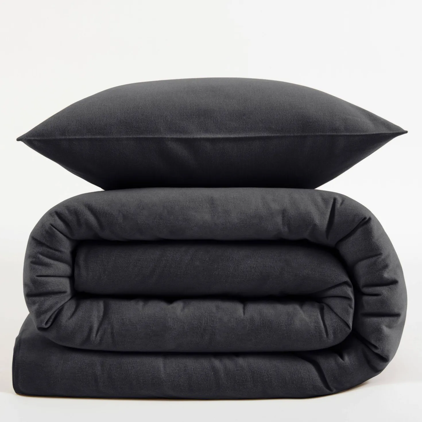 LASA HOME Housse de couette coton flanelle Livia