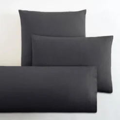 LASA HOME Taie de traversin coton flanelle Livia