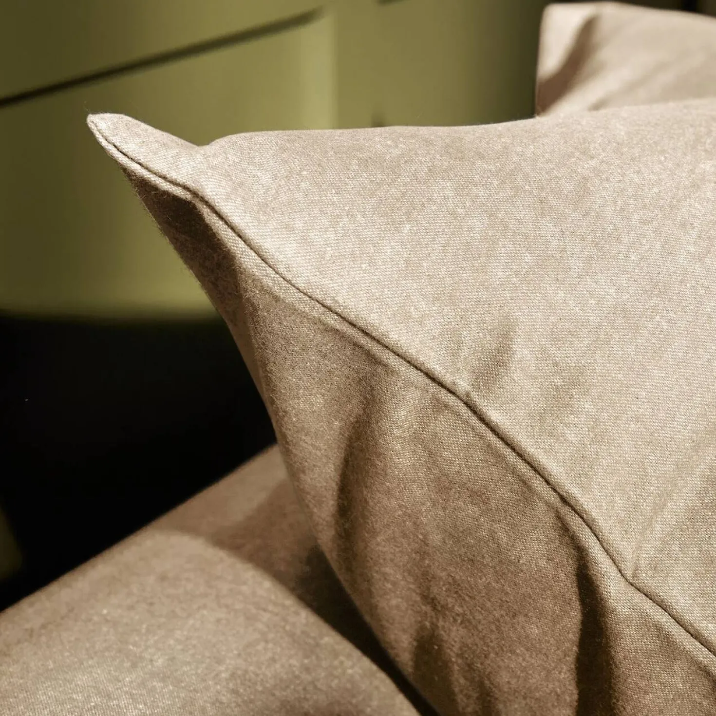 LASA HOME Taie d'oreiller coton flanelle Livia