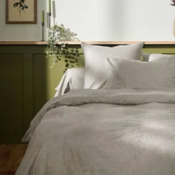 LASA HOME Taie d'oreiller coton flanelle Livia