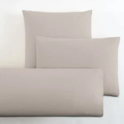 LASA HOME Taie d'oreiller coton flanelle Livia