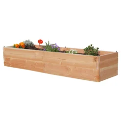 LE CARRE FANTASTIK Carré potager en bois rectangulaire 168cm, Lombrik