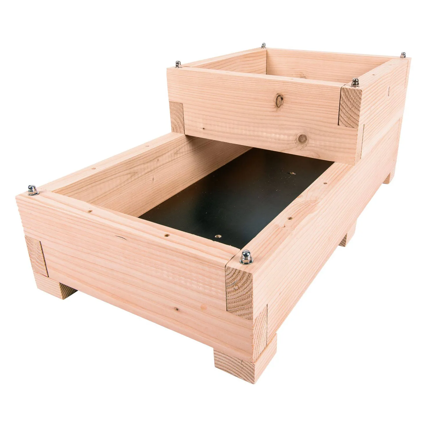 LE CARRE FANTASTIK Carré potager en bois 2 bacs et 2 niveaux 86cm, Twinik