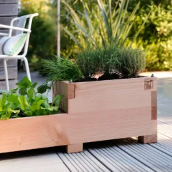 LE CARRE FANTASTIK Carré potager en bois 2 bacs et 2 niveaux 86cm, Twinik