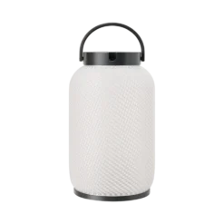 LES JARDINS LOLIE - Lanterne lestée à poser H 47,5 cm solaire & rechargeable 300 LM maille CRISTAL