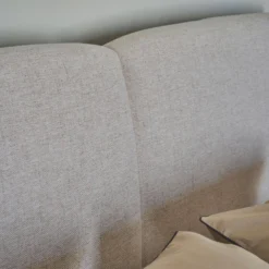 Lit avec tiroir de rangement tissu Perline
