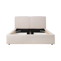 Lit avec tiroir de rangement tissu Perline