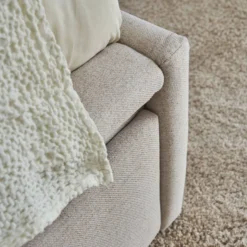Lit avec tiroir de rangement tissu Perline