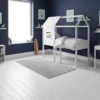 Lit cabane bois massif avec rangements en option Teddy