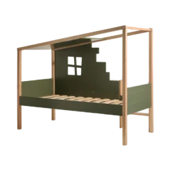Lit cabane en bois Sylven
