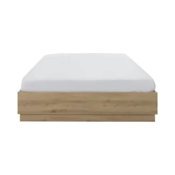 Lit coffre décor bois Gaston