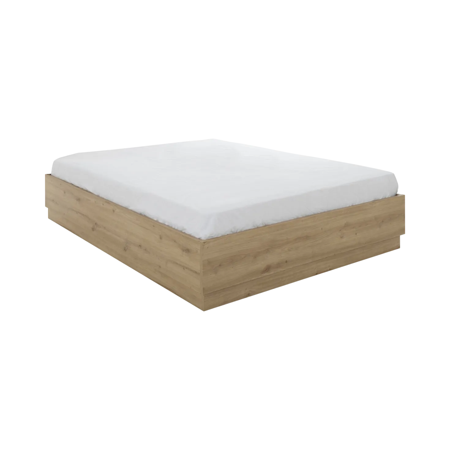 Lit coffre décor bois Gaston