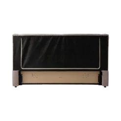 Lit coffre tissu Gabriel