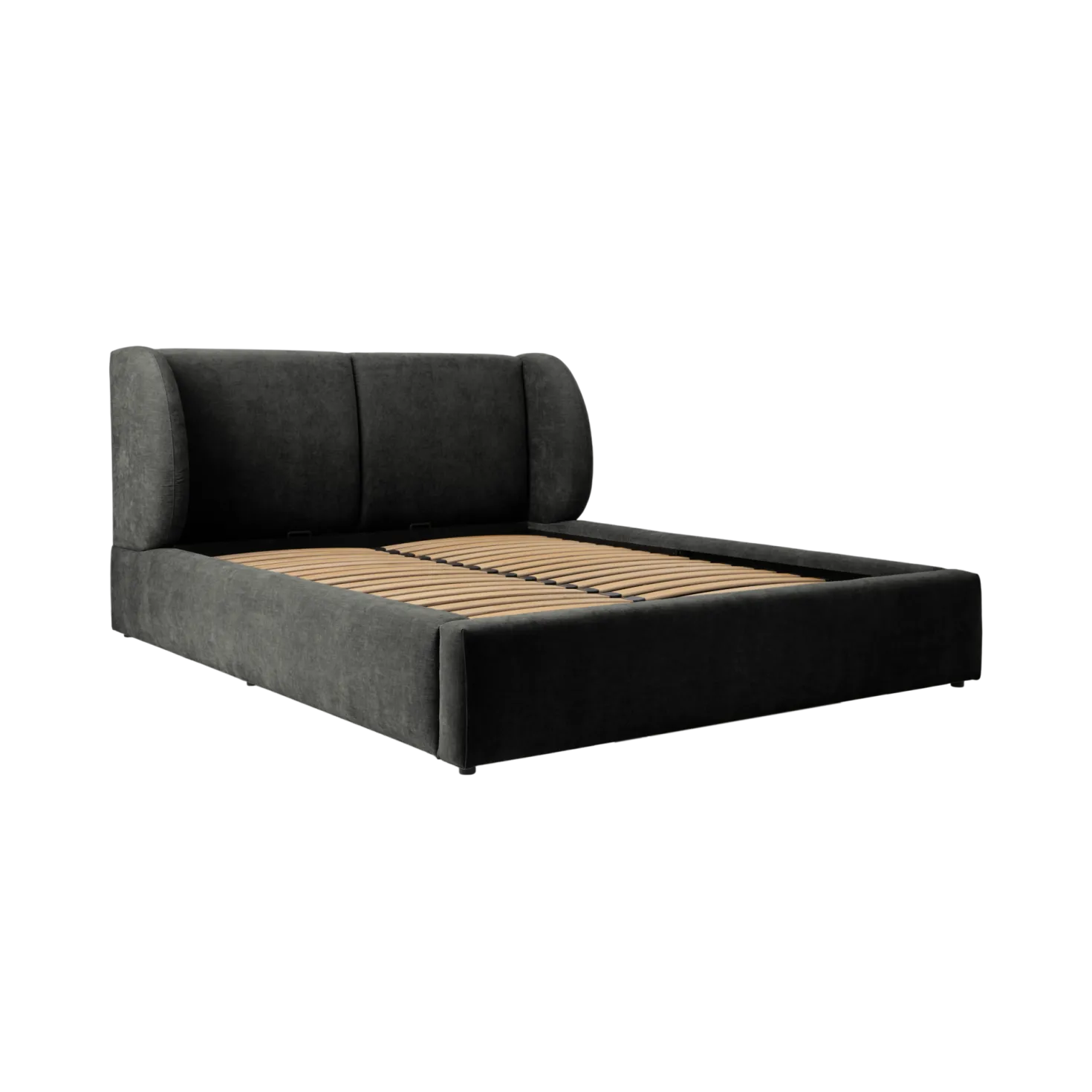 Lit coffre tissu Gabriel