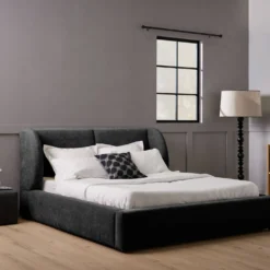 Lit coffre tissu Gabriel
