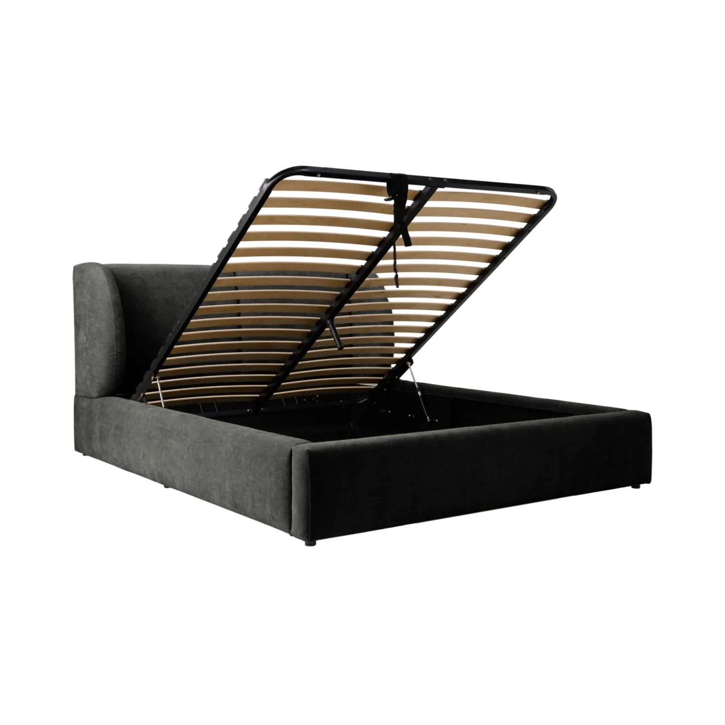 Lit coffre tissu Gabriel