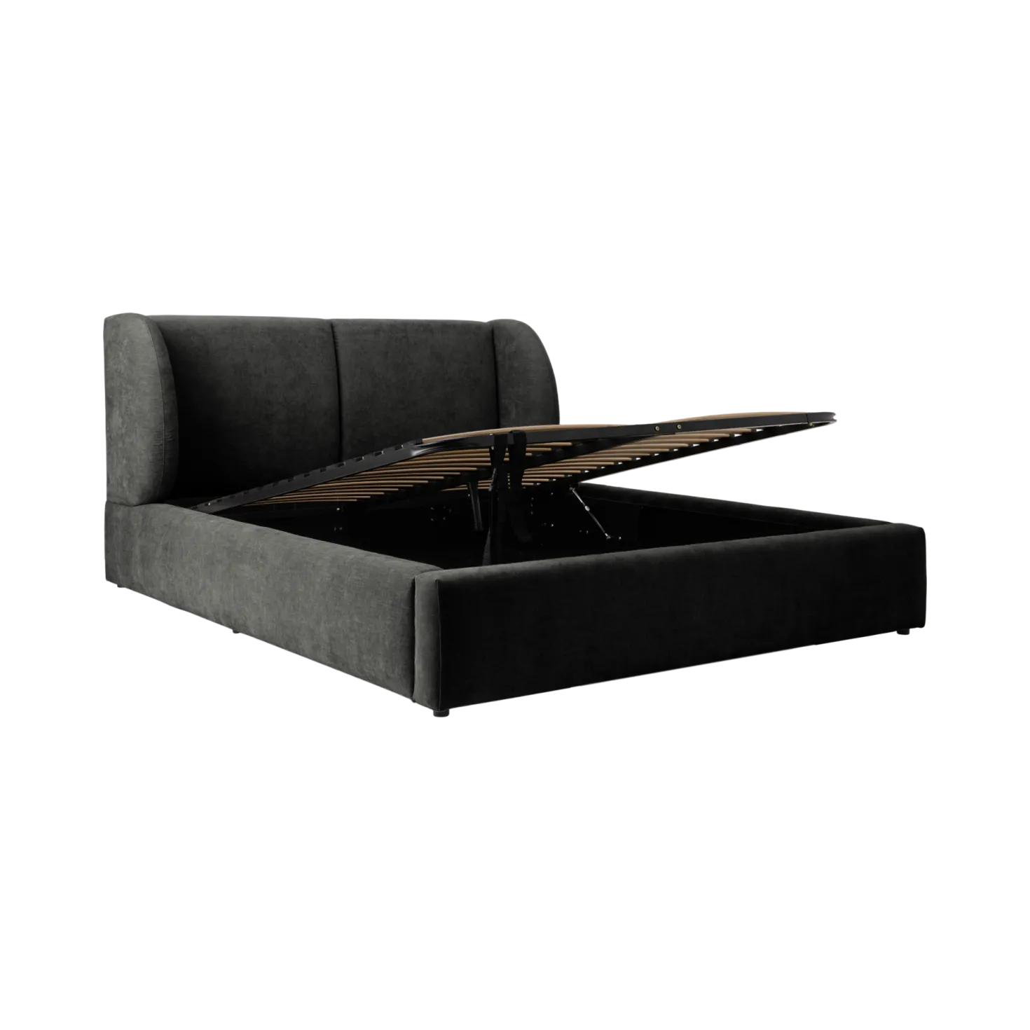 Lit coffre tissu Gabriel