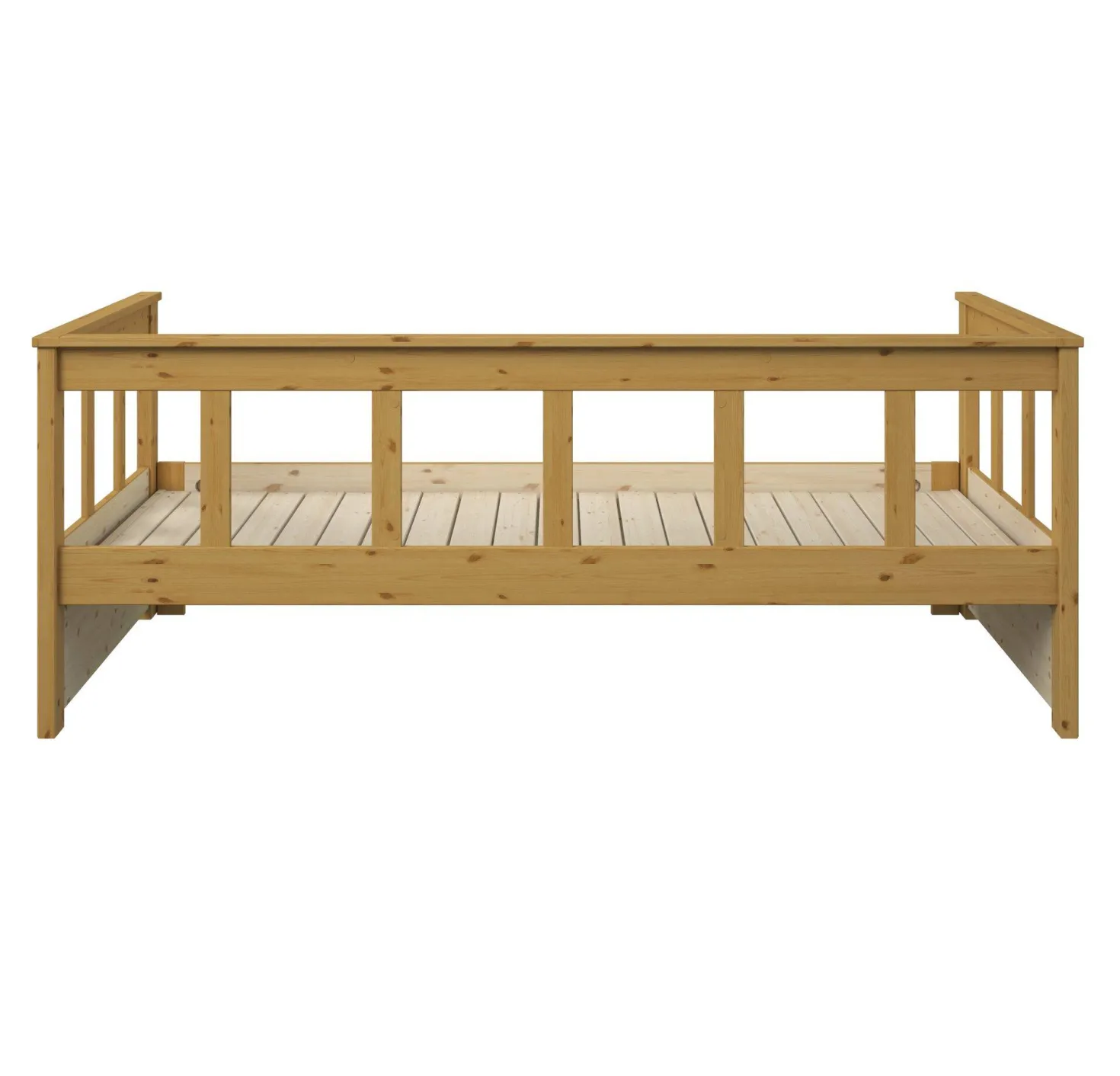 Lit extensible bois massif avec tiroir de rangement en option Tanguy