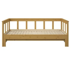 Lit extensible bois massif avec tiroir de rangement en option Tanguy