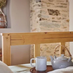 Lit extensible bois massif avec tiroir de rangement en option Tanguy