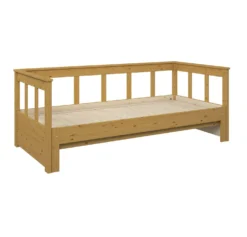 Lit extensible bois massif avec tiroir de rangement en option Tanguy