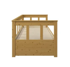 Lit extensible bois massif avec tiroir de rangement en option Tanguy