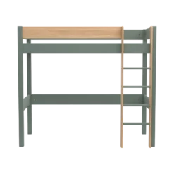 Lit mezzanine Sylvio bois massif