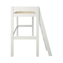 Lit mezzanine 90 x 190 cm bois massif avec bureau en option Timon