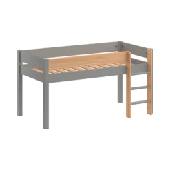 Lit mi-hauteur Sylvio bois massif