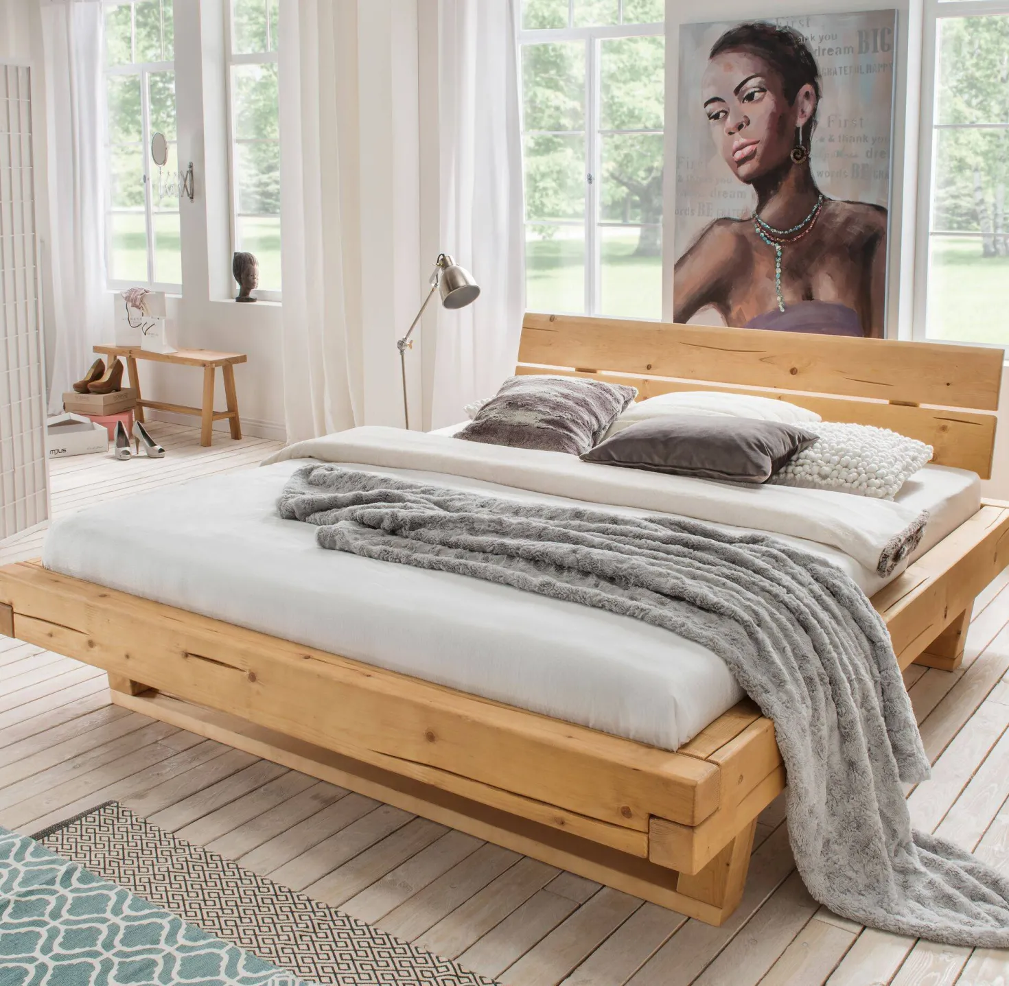 Lit épicéa massif Clément