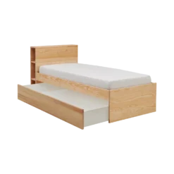 Lit rangement bois massif Sebastian