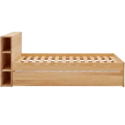 Lit rangement bois massif Sebastian