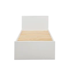 Lit rangement bois massif Sebastian