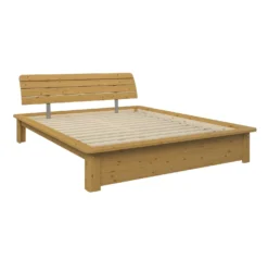 Lit rangement bois massif Tania