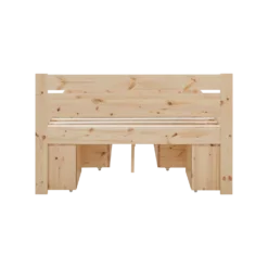 Lit rangement bois massif Tara