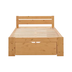 Lit rangement bois massif Tara