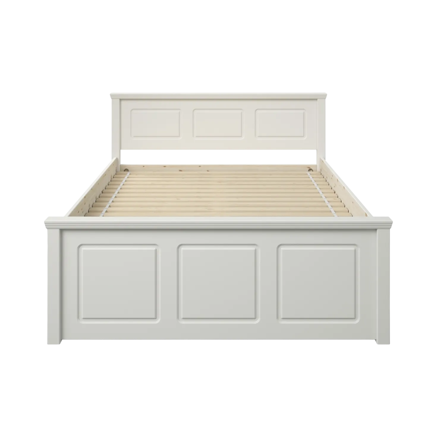 Lit rangement bois massif Thilia