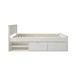Lit rangement bois massif Thilia