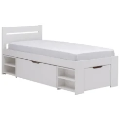Lit rangement enfant bois massif Tara