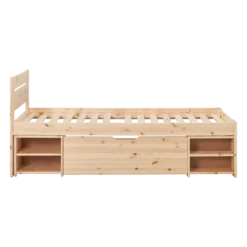 Lit rangement enfant bois massif Tara