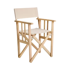 LONA Chaise Metteur en Scène en Bois et Coton LONA