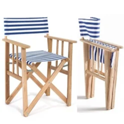 LONA Chaise Metteur en Scène en Bois et Coton LONA