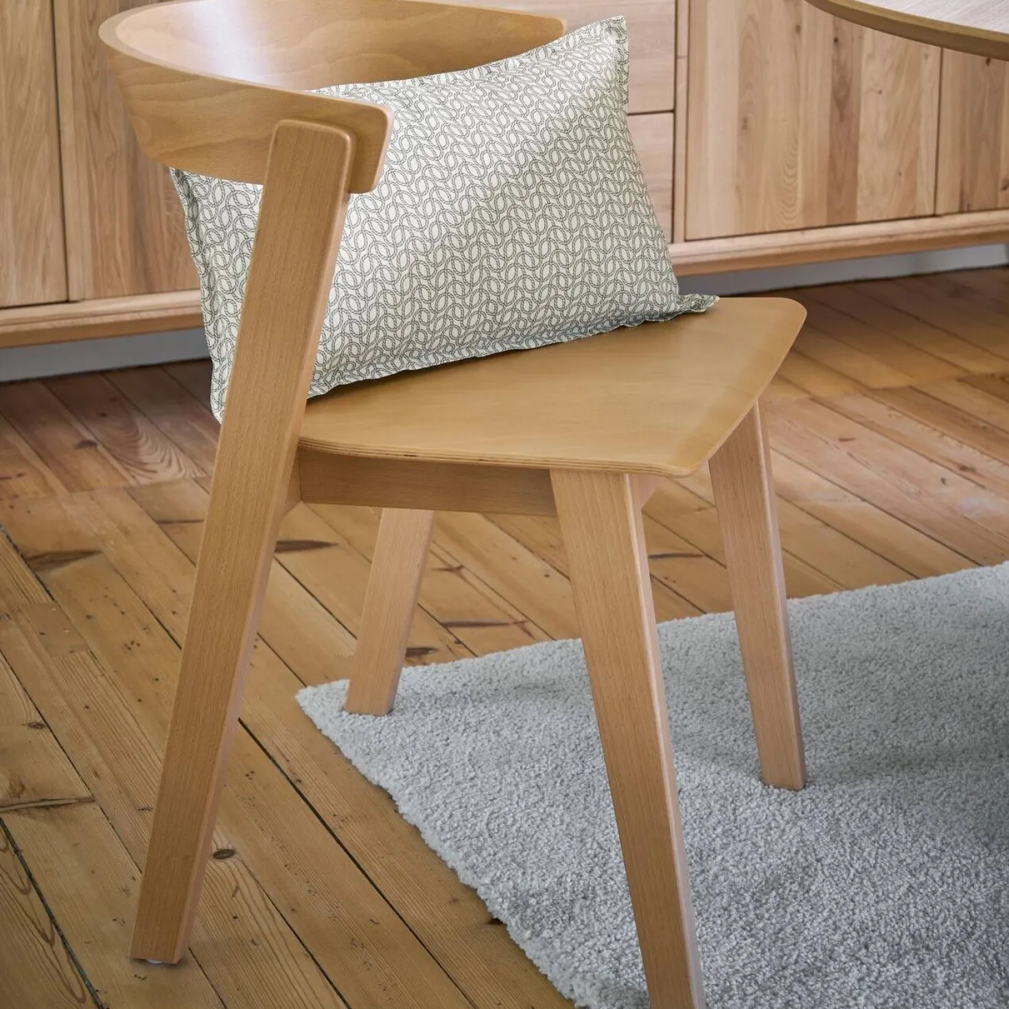 Lot de 2 chaises bois massif Teva