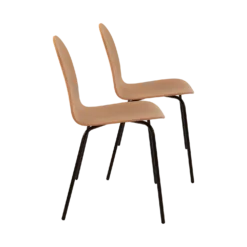 Lot de 2 chaises chêne Riaz