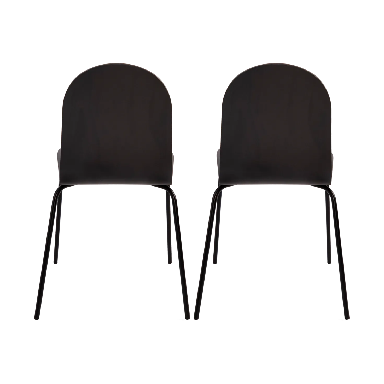 Lot de 2 chaises hêtre teinté Riaz